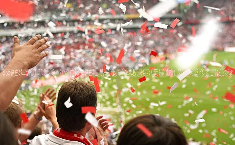 赛事运动映射：不同赛事背后的激烈竞争与激动人心的体育体验